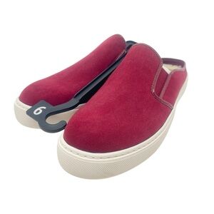 (SH-606) Time and Tru Twin Gore Mule Slip On with Sherpa Lining Sz 9